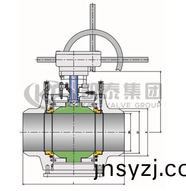 API 6D 三段(duan)式(shi)全銲接(jie)毬(qiu)閥